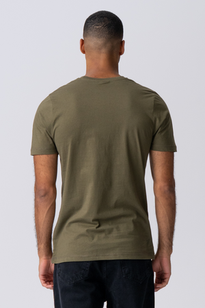 Basic T-shirt - Militærgrønn