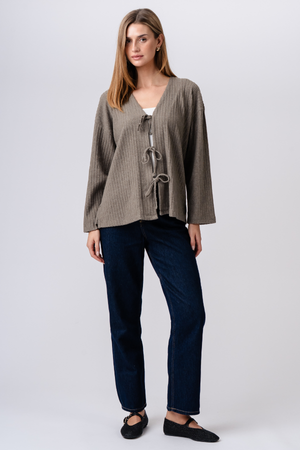 Amalie Strikkegenser - Brun