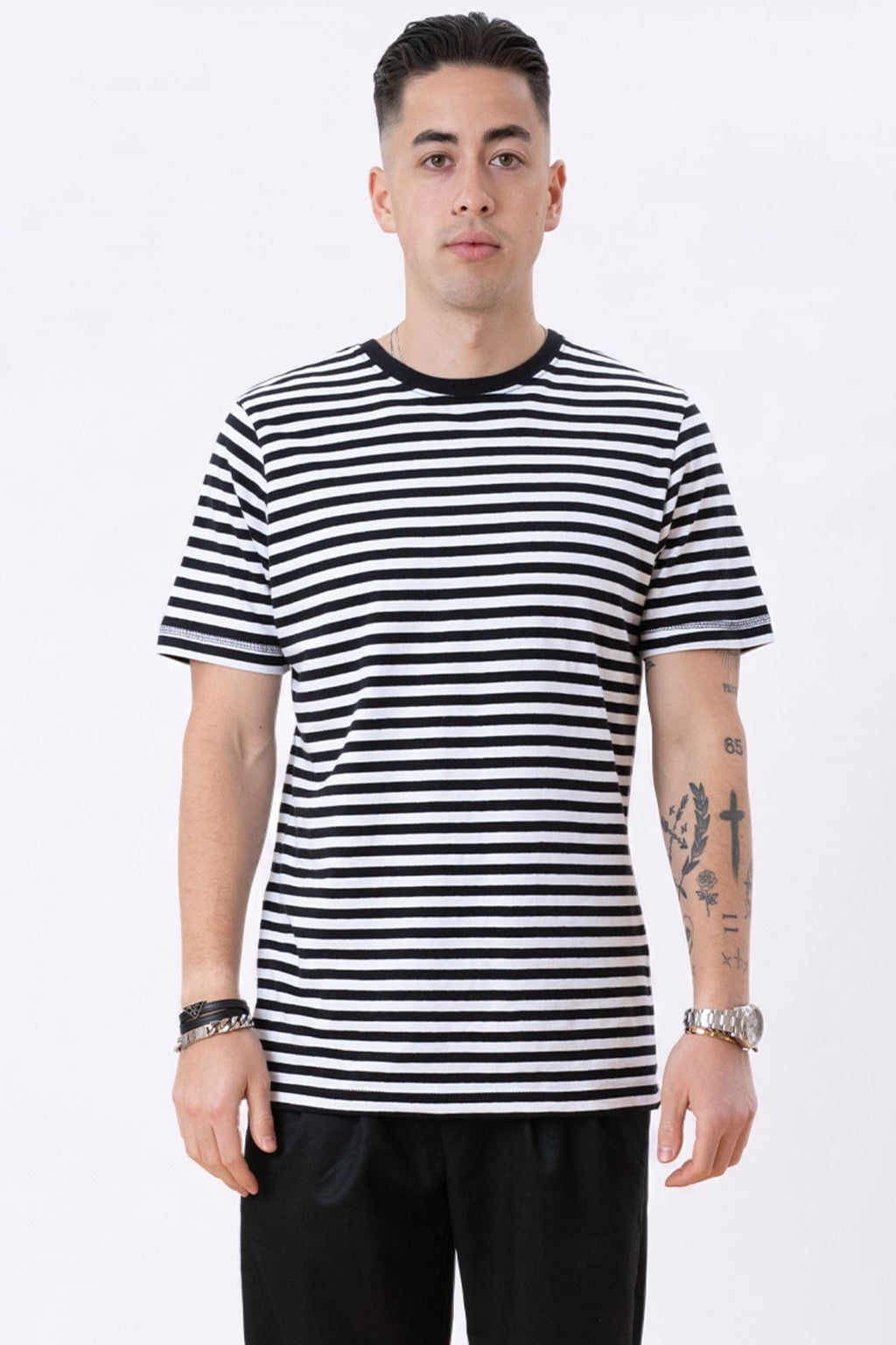 Nørregade Stripe - Svart-Hvit