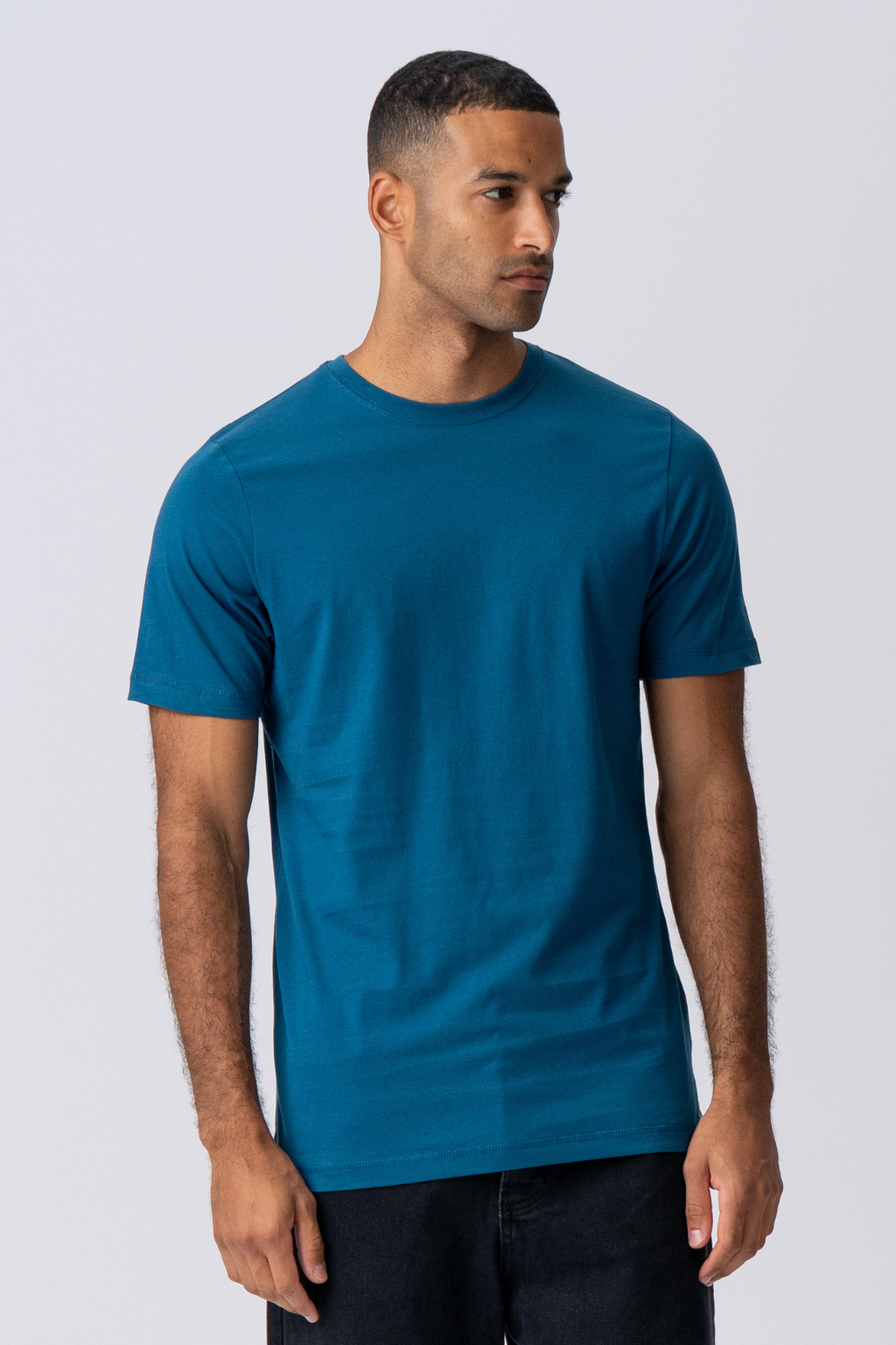 Basic T-shirt - Petroleumsblått