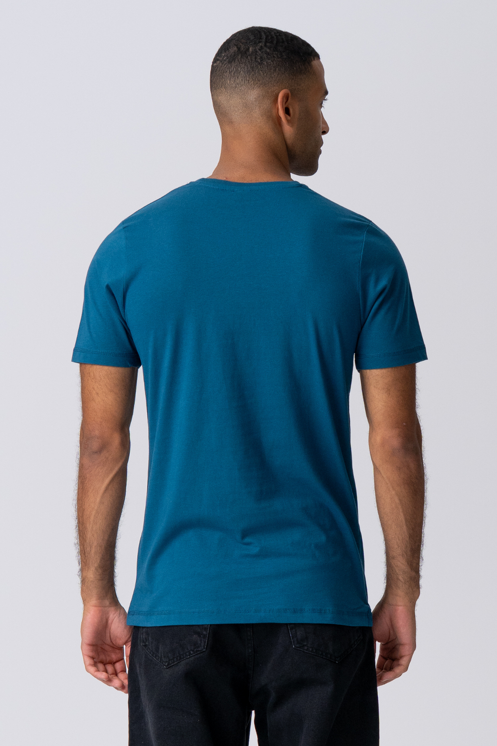 Basic T-shirt - Petroleumsblått