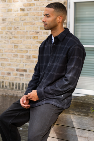Tristan Overshirt - Mørk Navy