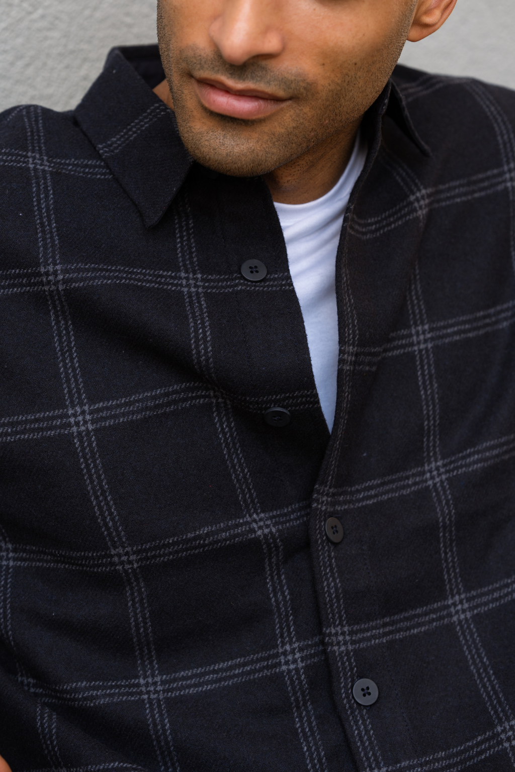 Tristan Overshirt - Mørk Navy