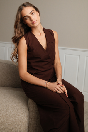 Melissa Vest - Brun