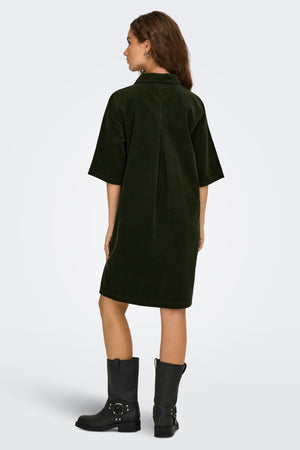 Nessa Kordfløyelkjole - Rosin