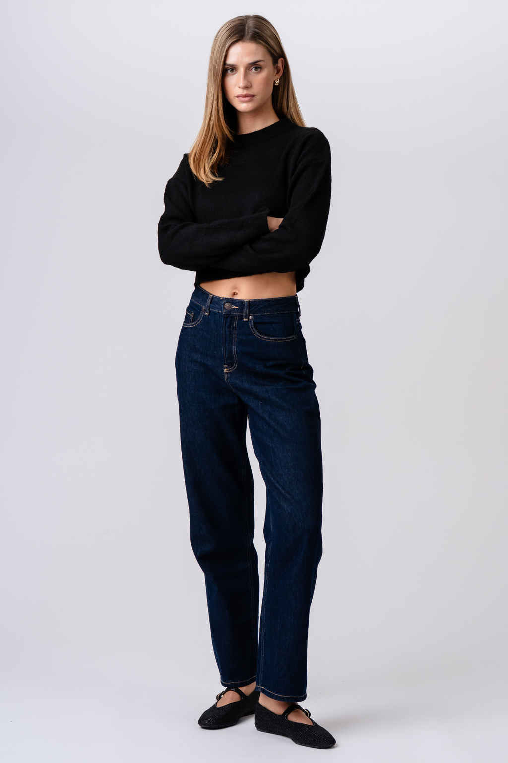 Kenya Kort Strikk - Svart