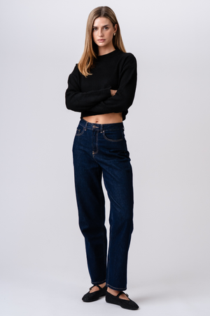 Kenya Kort Strikk - Svart