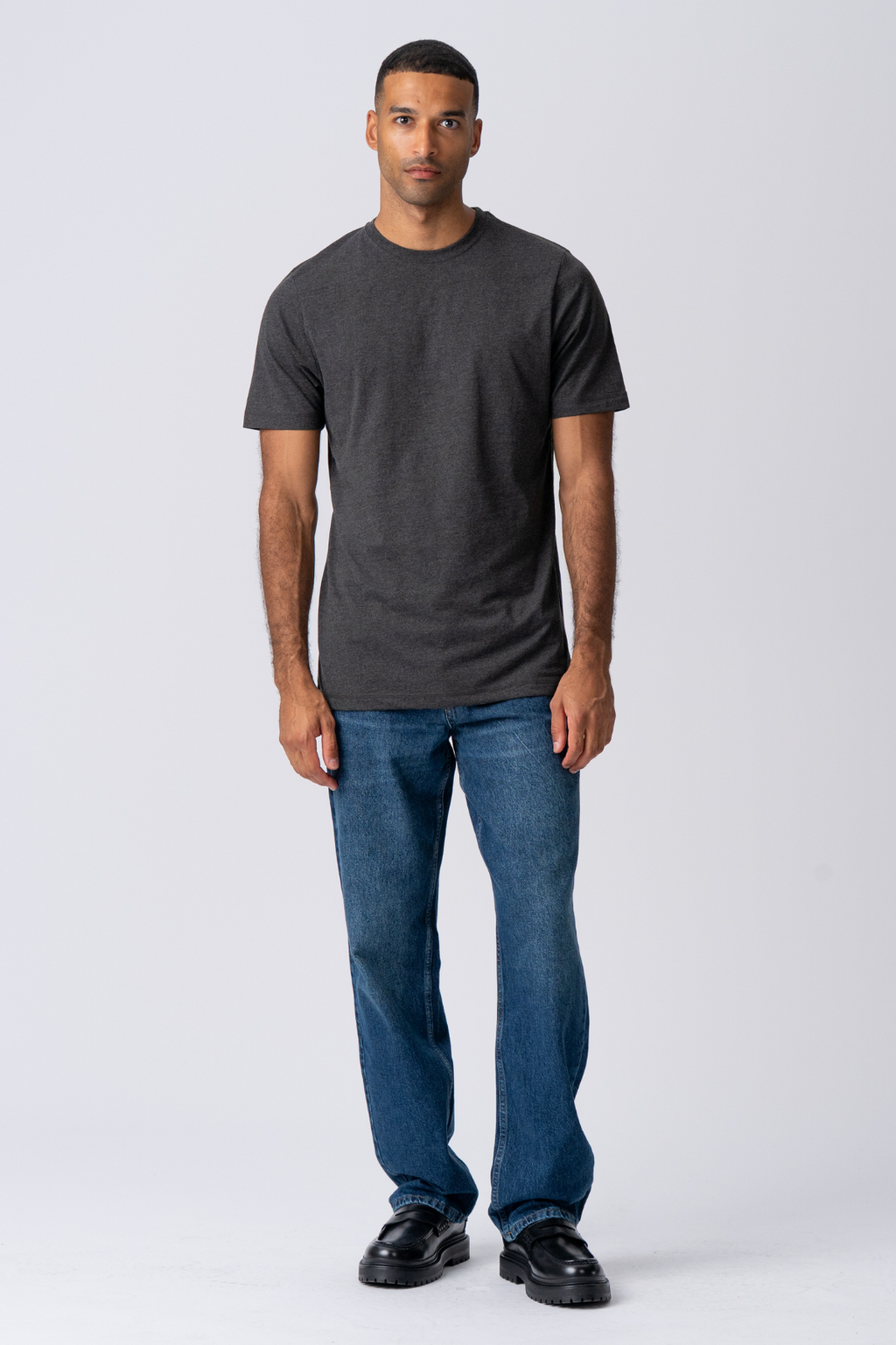 Basic T-shirt - Mørkegrå
