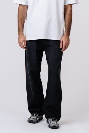 Baggy Jeans - Svart