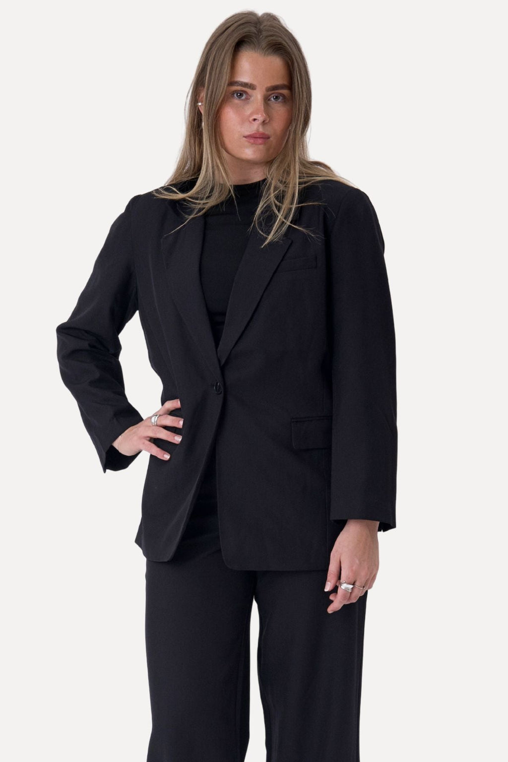 Oversized Blazer - Svart