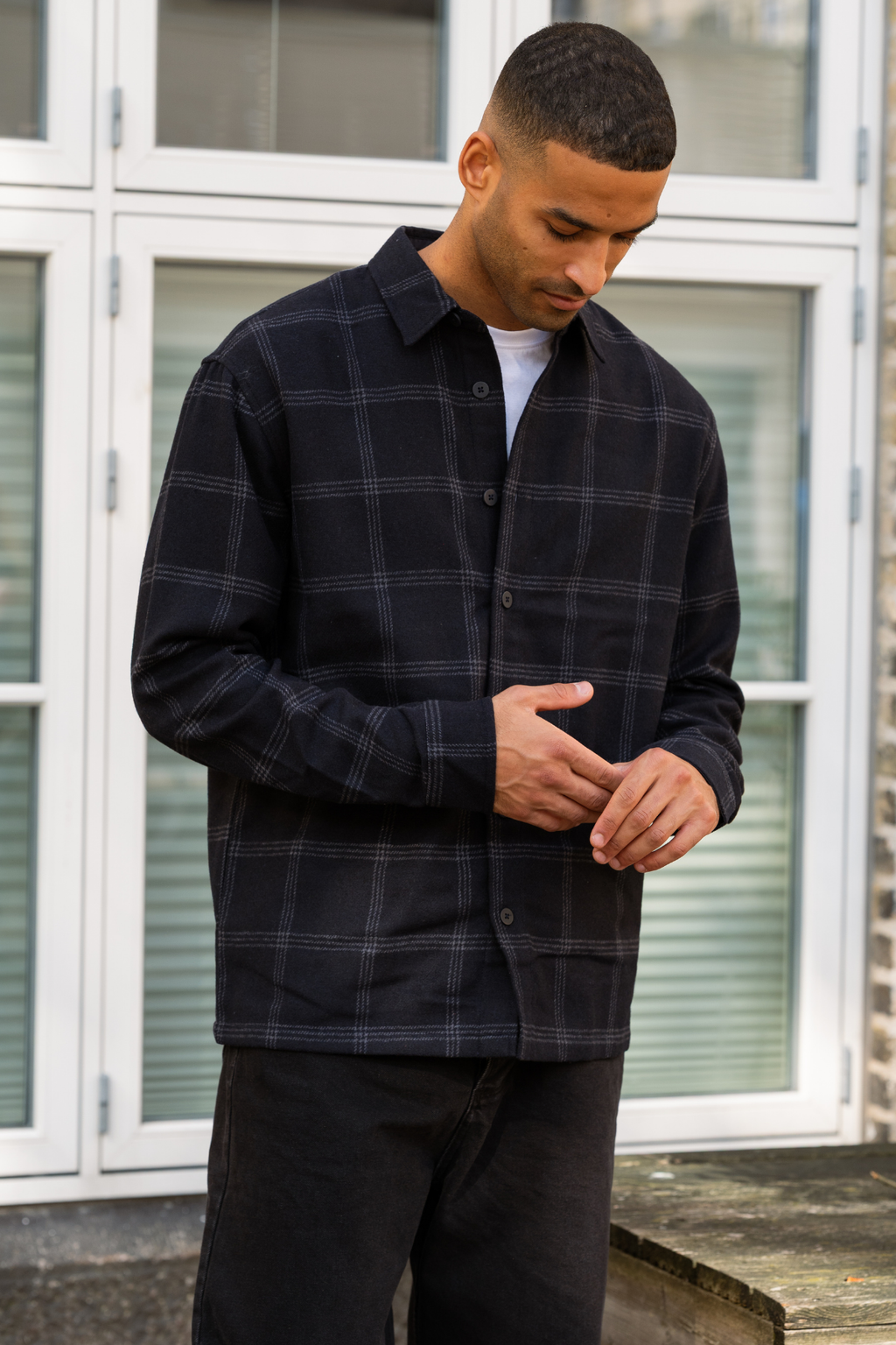 Tristan Overshirt - Mørk Navy