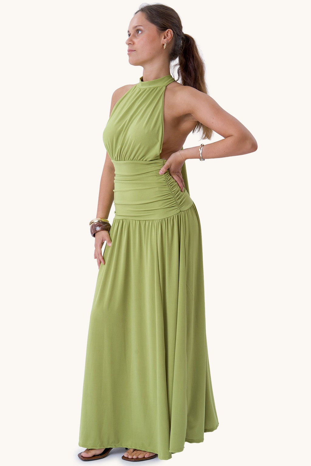 Olivia Dress - Grønn