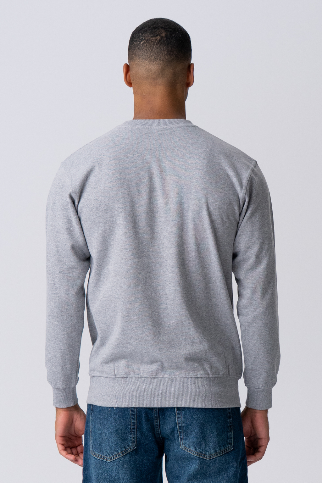 Essential Crewneck - Gråmelert
