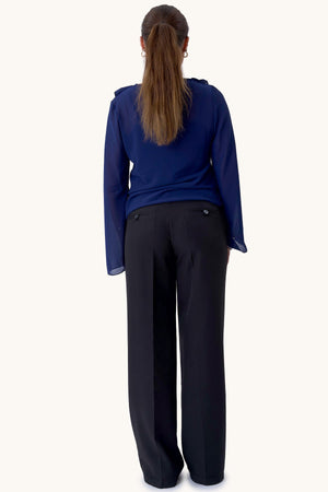 Alba Blouse - Navy