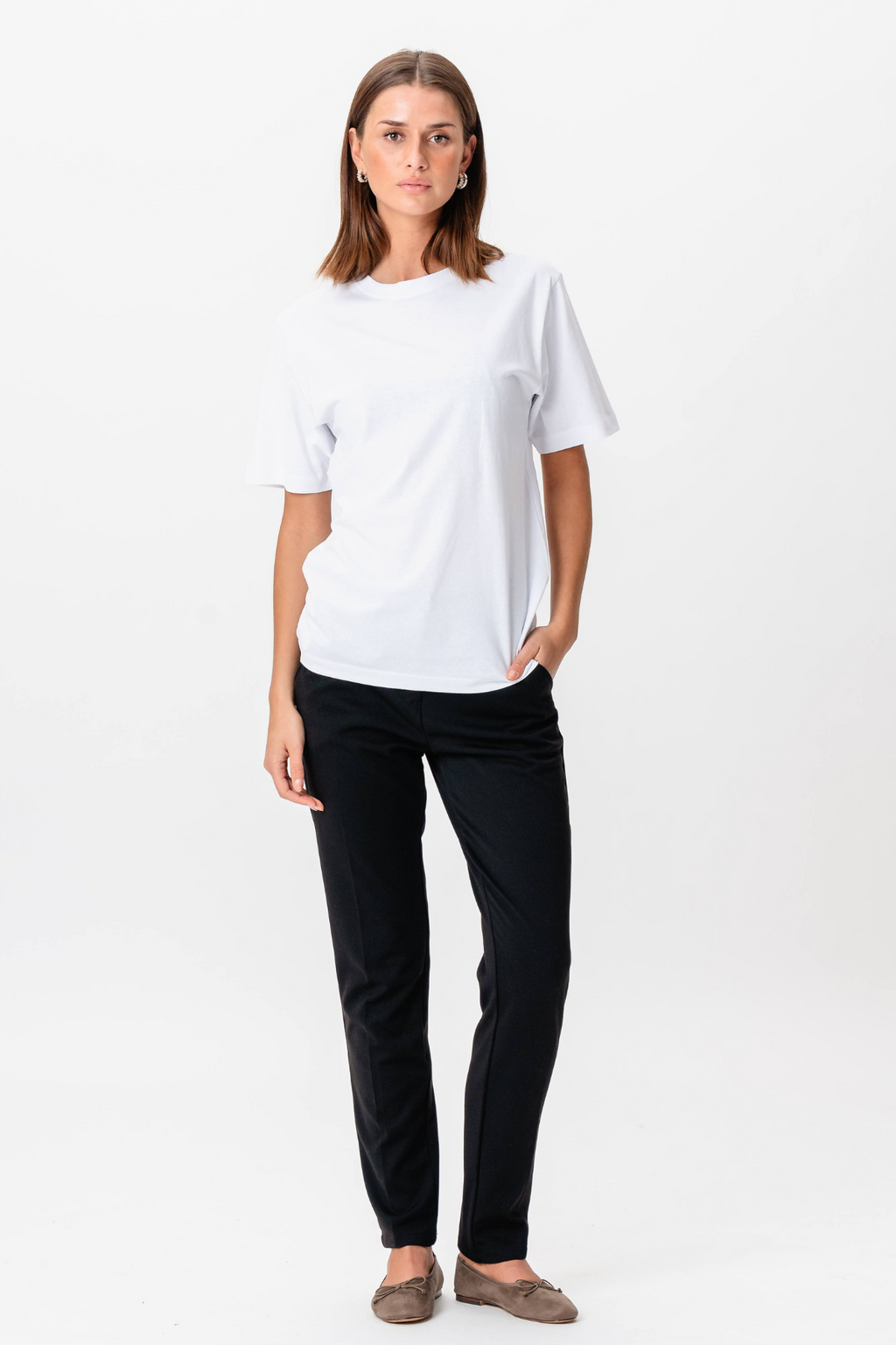 Oversized T-shirt - Hvit