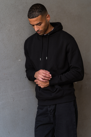 Sweatshirt Hoodie - Svart