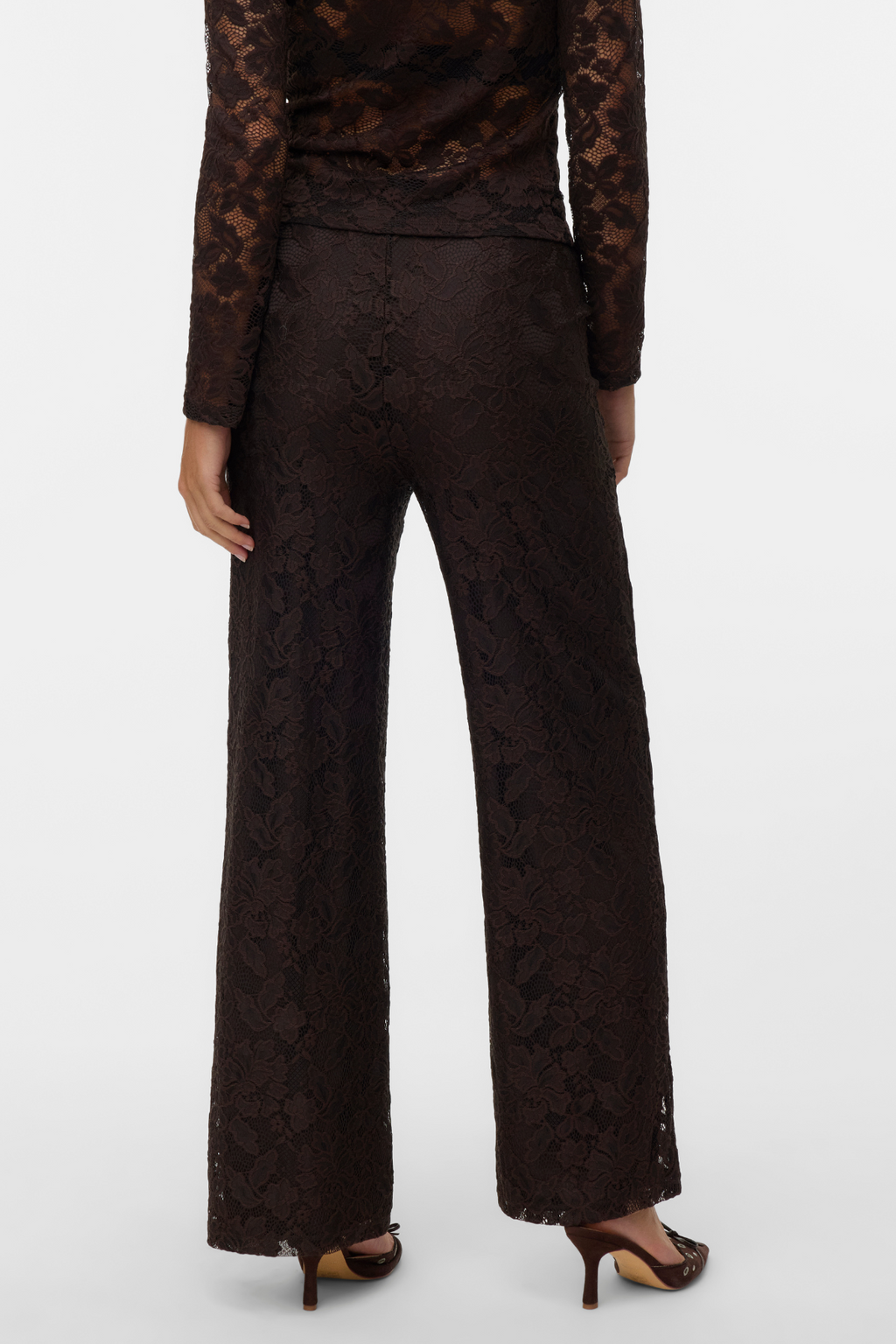Neline Wide Pant - Sjokoladetorte