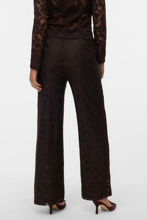 Neline Wide Pant - Sjokoladetorte