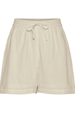 Astina High-Waisted Shorts - Beige