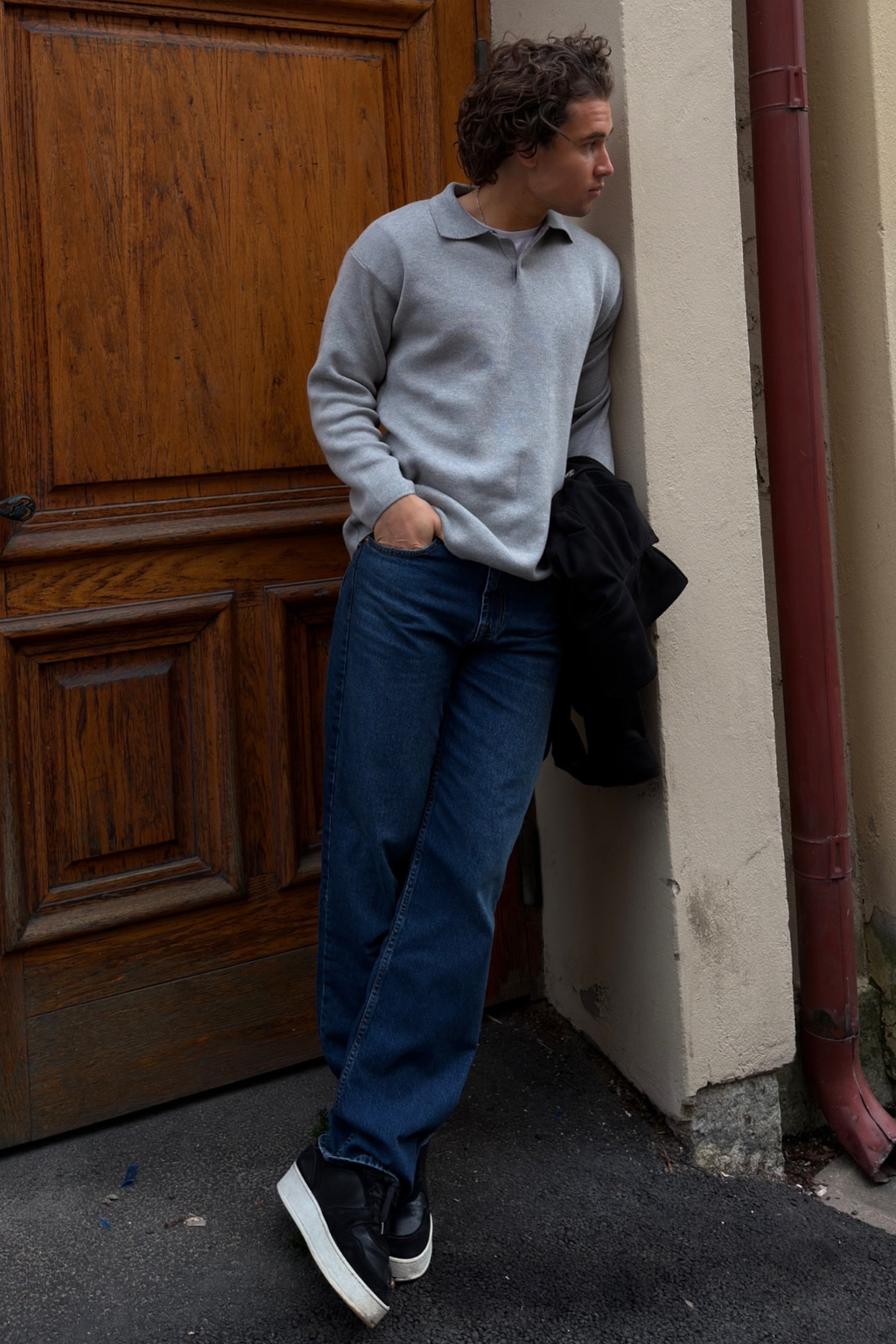 Relaxed Fit Jeans - Mørk Blue Denim