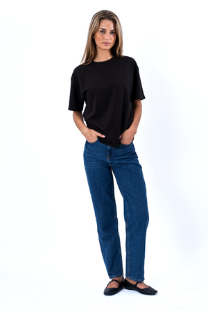 Heavy Boxfit Tee - Svart