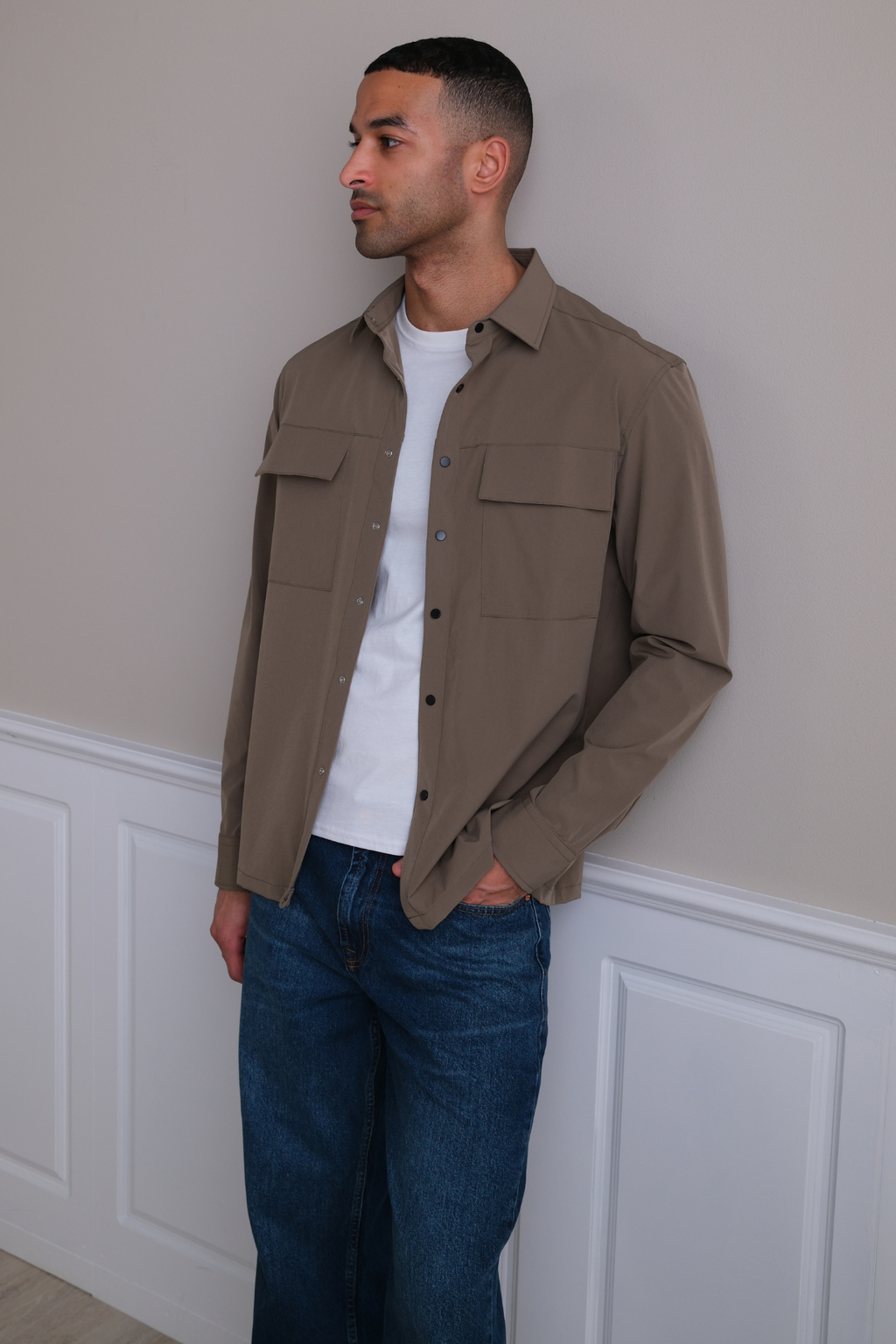 Silas Overshirt - Khaki