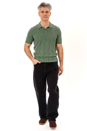 William Regular Jeans - Helt Svart