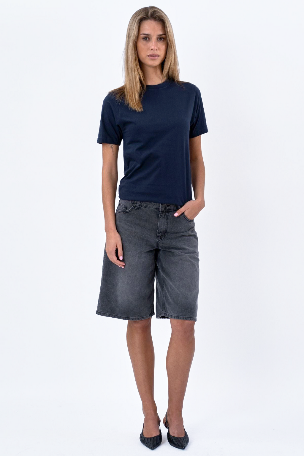 Boyfriend T-shirt - Navy
