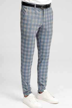 Performance Pants - Blå Rutete (Limited)