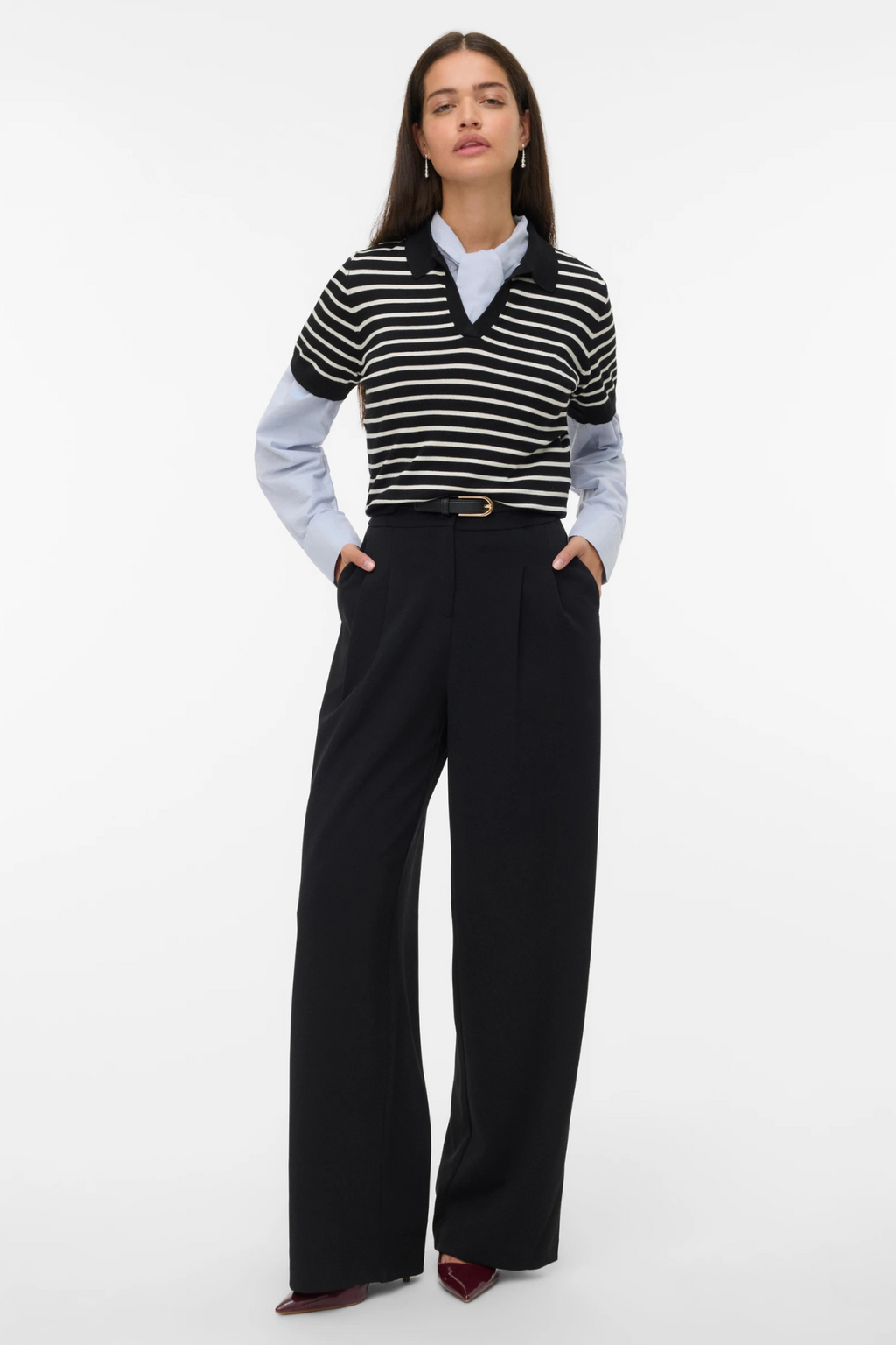 Silje Poloneck Pullover - Svart