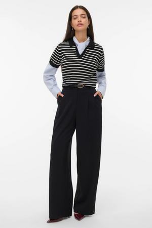 Silje Poloneck Pullover - Svart