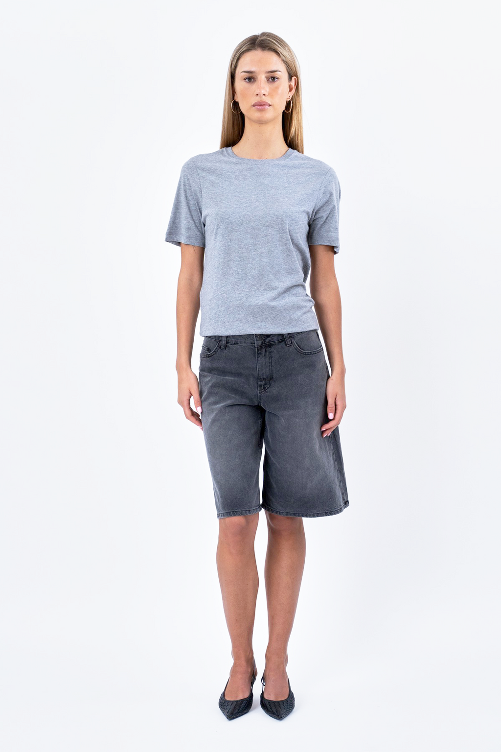 Boyfriend T-shirt - Grå
