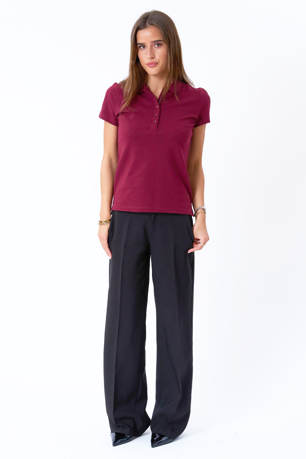 Polo Shirt - Bordeaux