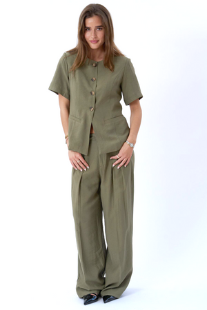 Isolde Pants - Oliven