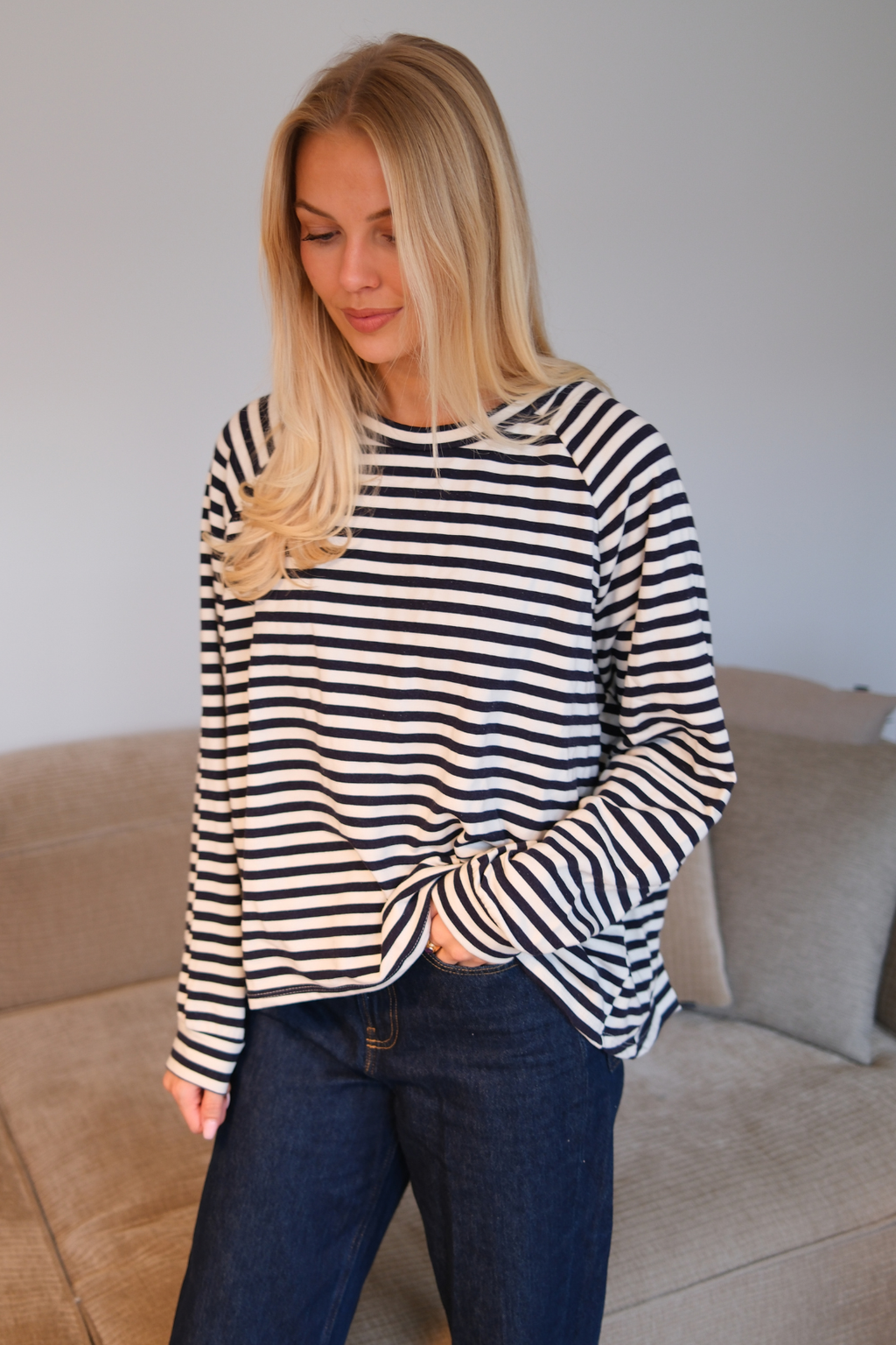 Stripete Skjorte - Blå