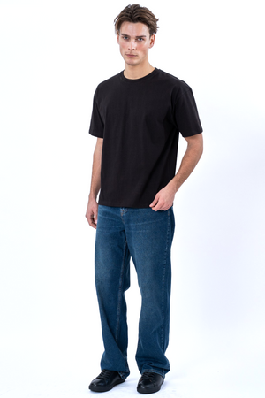 Heavy Boxfit Tee - Svart
