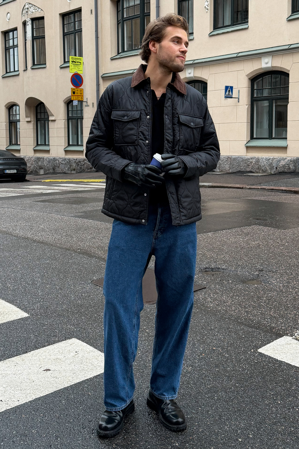 Relaxed Fit Jeans - Mørk Blue Denim