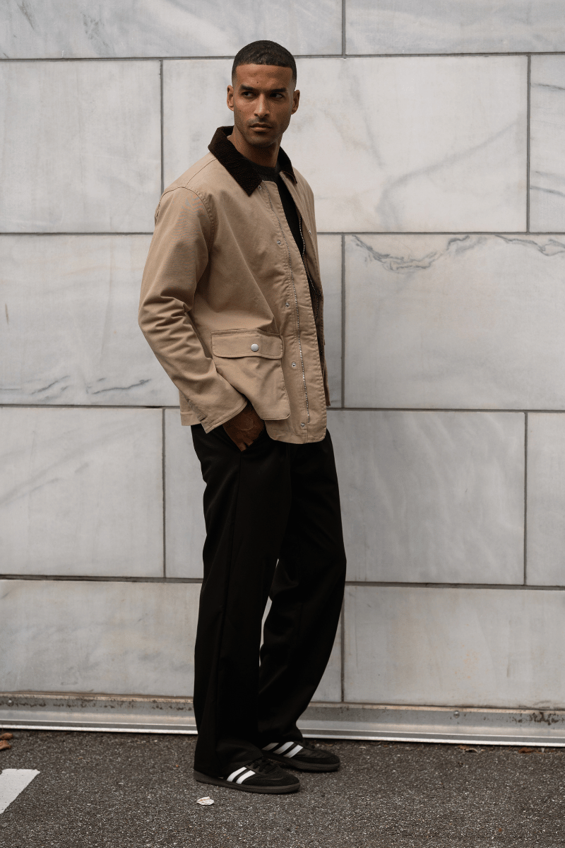 Twill Jakke - Mørk Sand