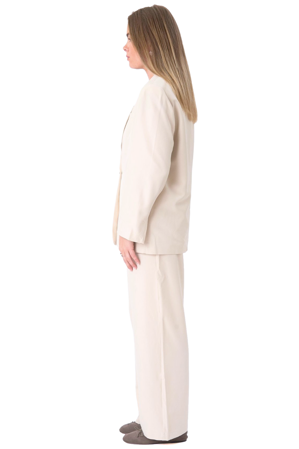 Oversized dress (Beige) - Pakketilbud