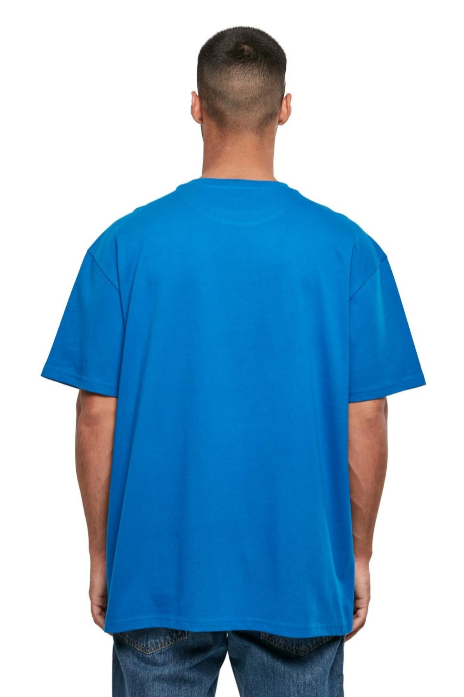 Heavy Oversized T-shirt - Koboltblå