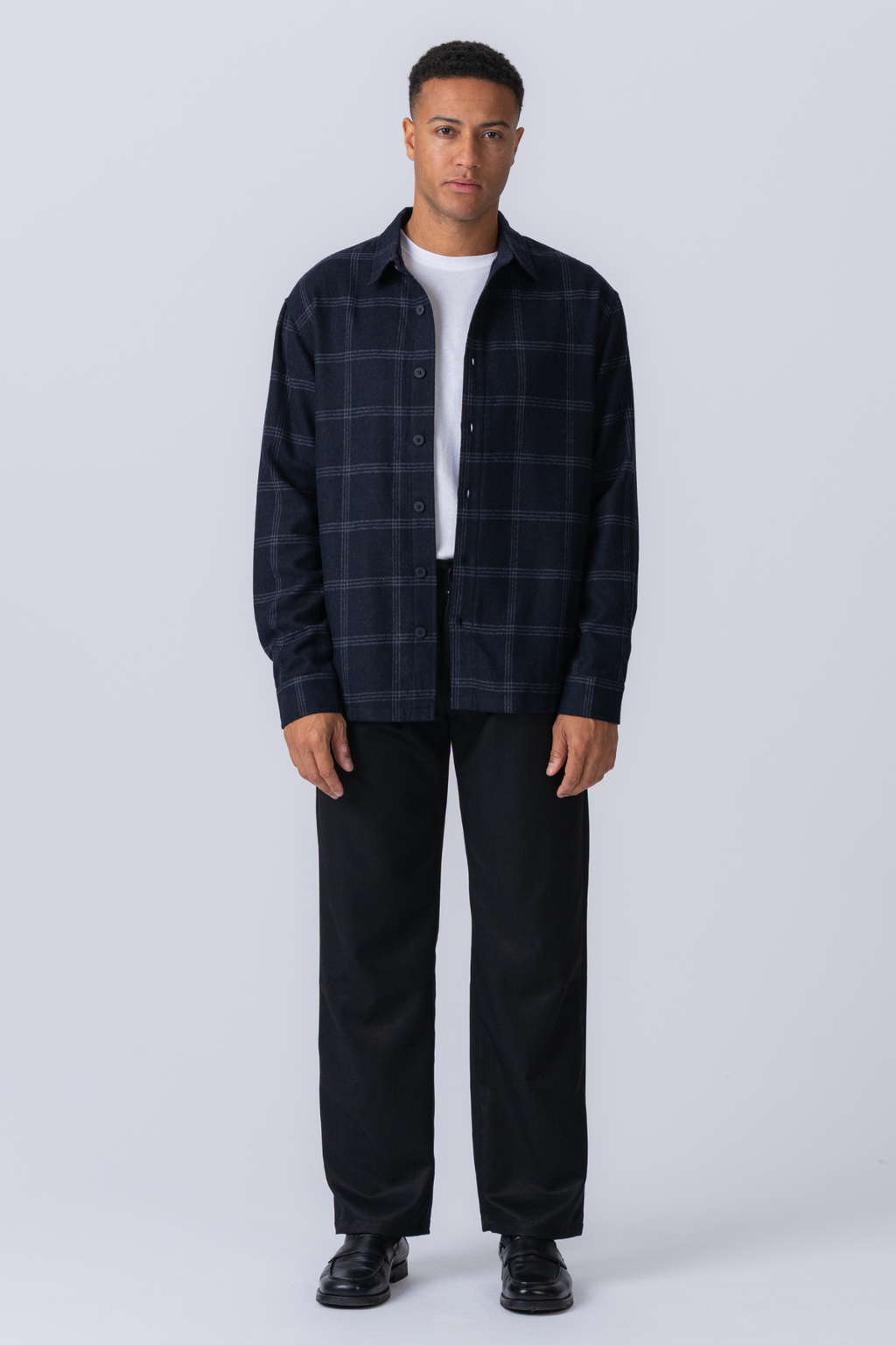 Tristan Overshirt - Mørk Navy