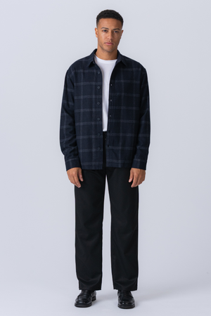 Tristan Overshirt - Mørk Navy