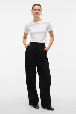 Panda Modal Top - Bright White