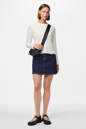 Marie O-hals Poin Topp - Cloud Dancer