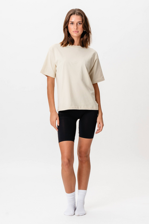 Boxfit T-skjorte - Beige