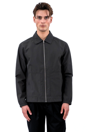 Short Zip Jacket - Grå