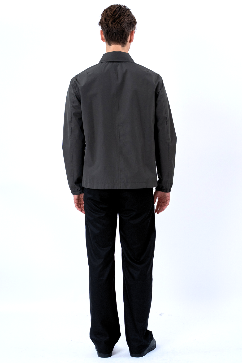 Short Zip Jacket - Grå