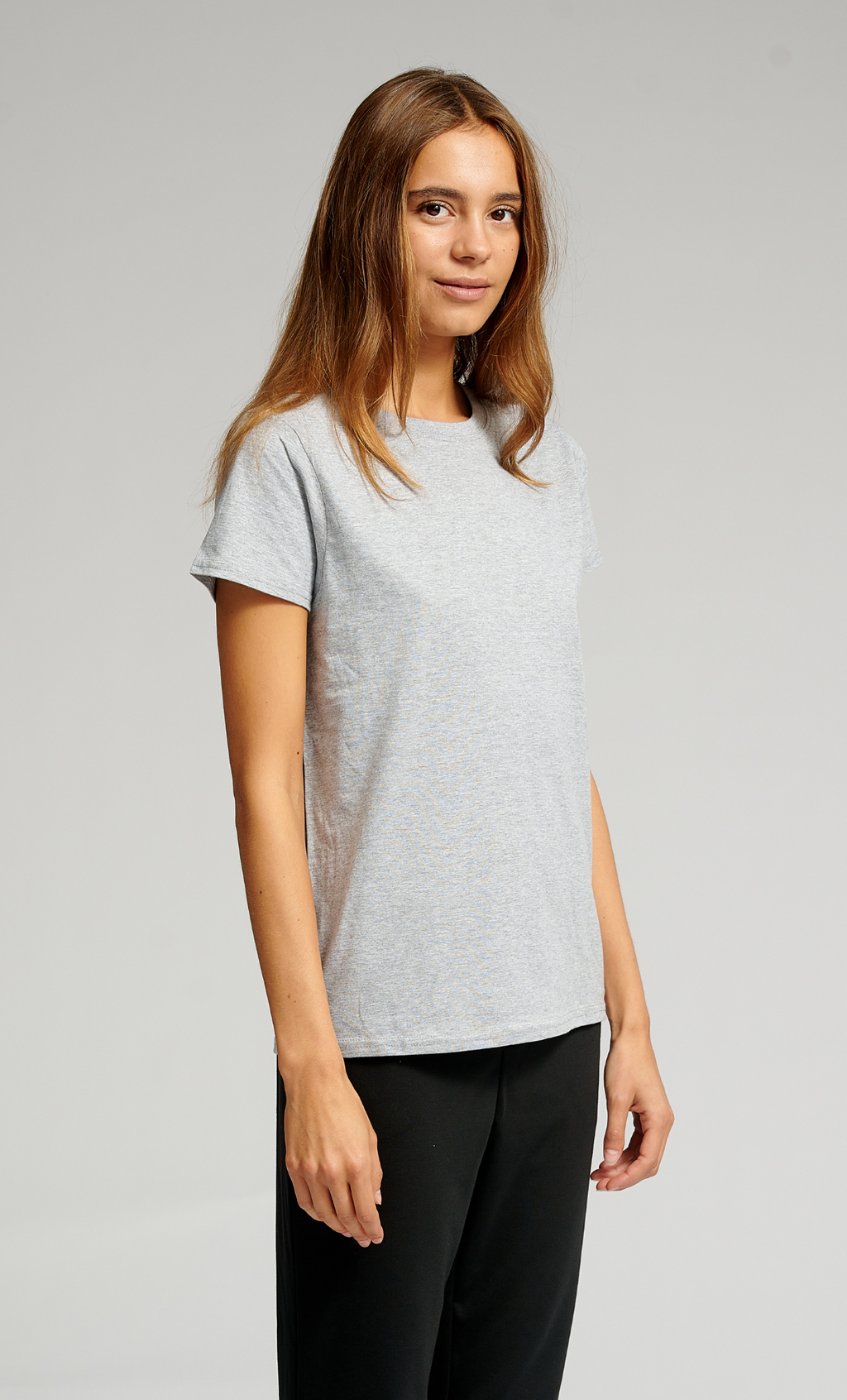 Basic T-shirt - Oxford Grå