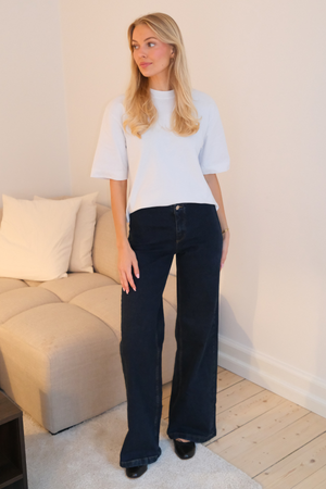 Miley Wide Jeans - Mørkeblå