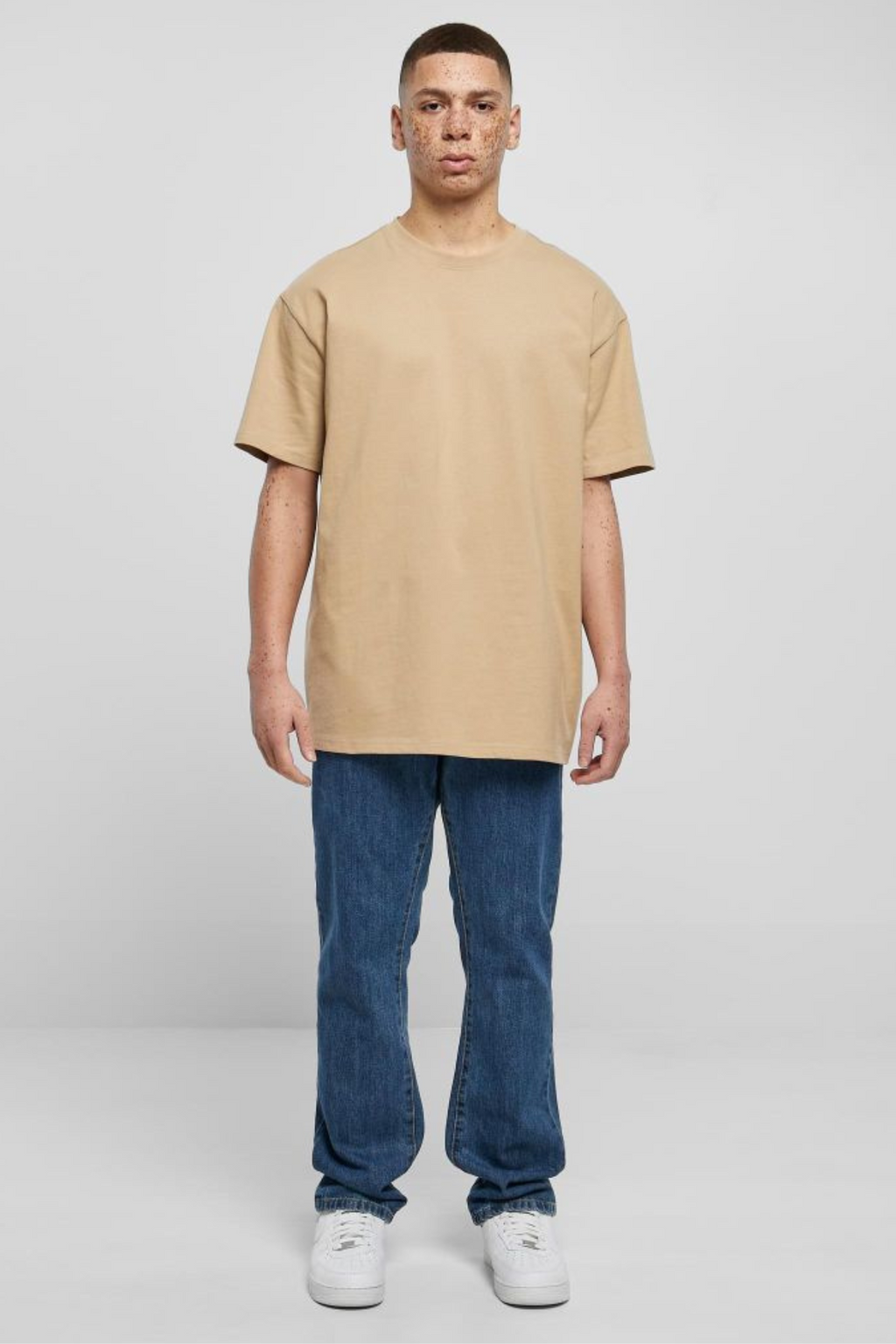 Heavy Oversized T-skjorte - Union Beige